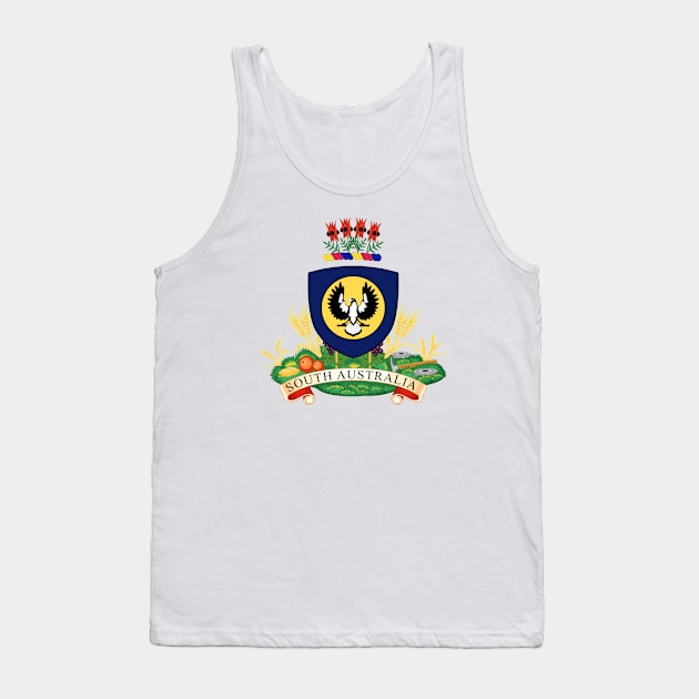 Coat of arms of South Australia Tank Top by Wickedcartoons